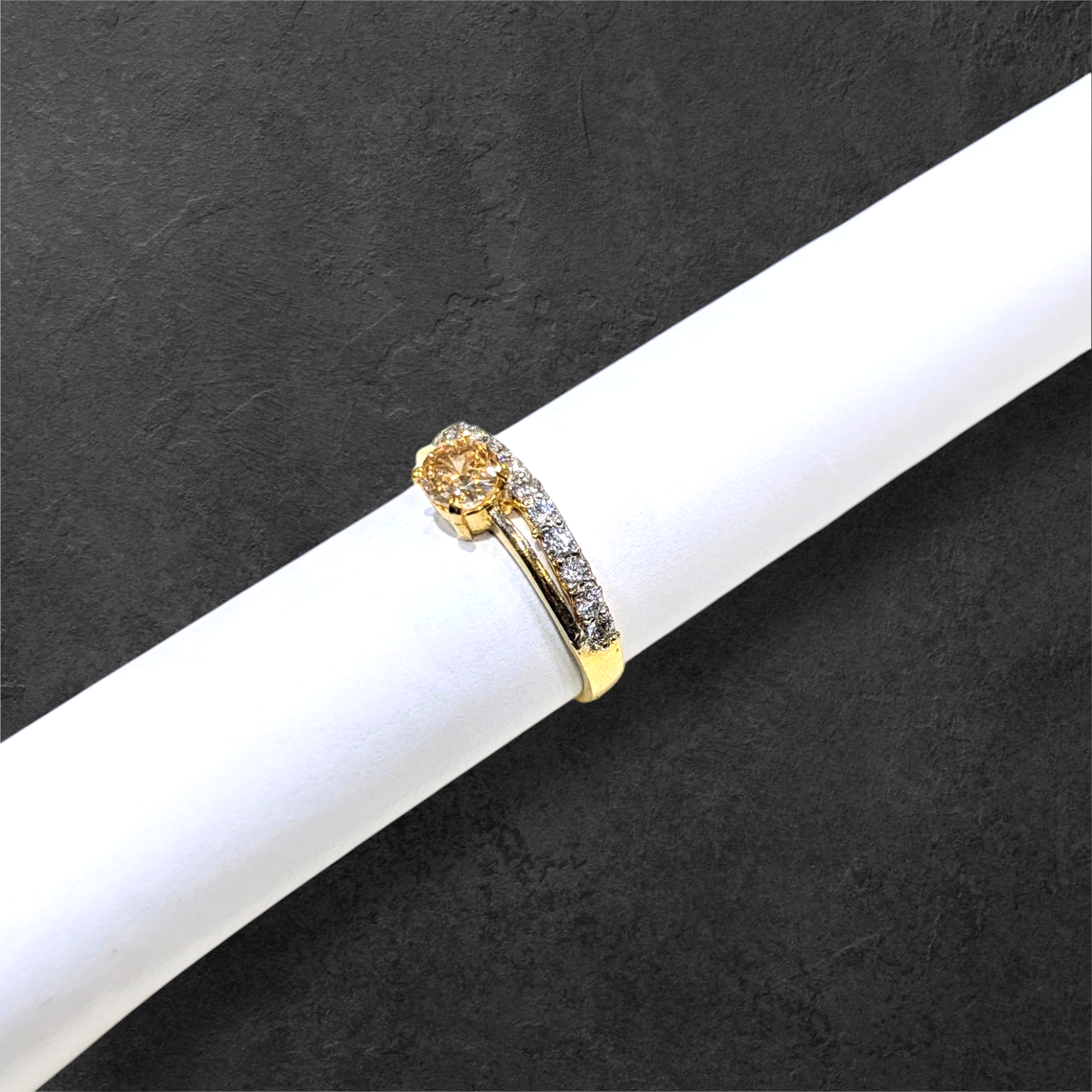 Solitaire Ring Sterling Silver - Image 2