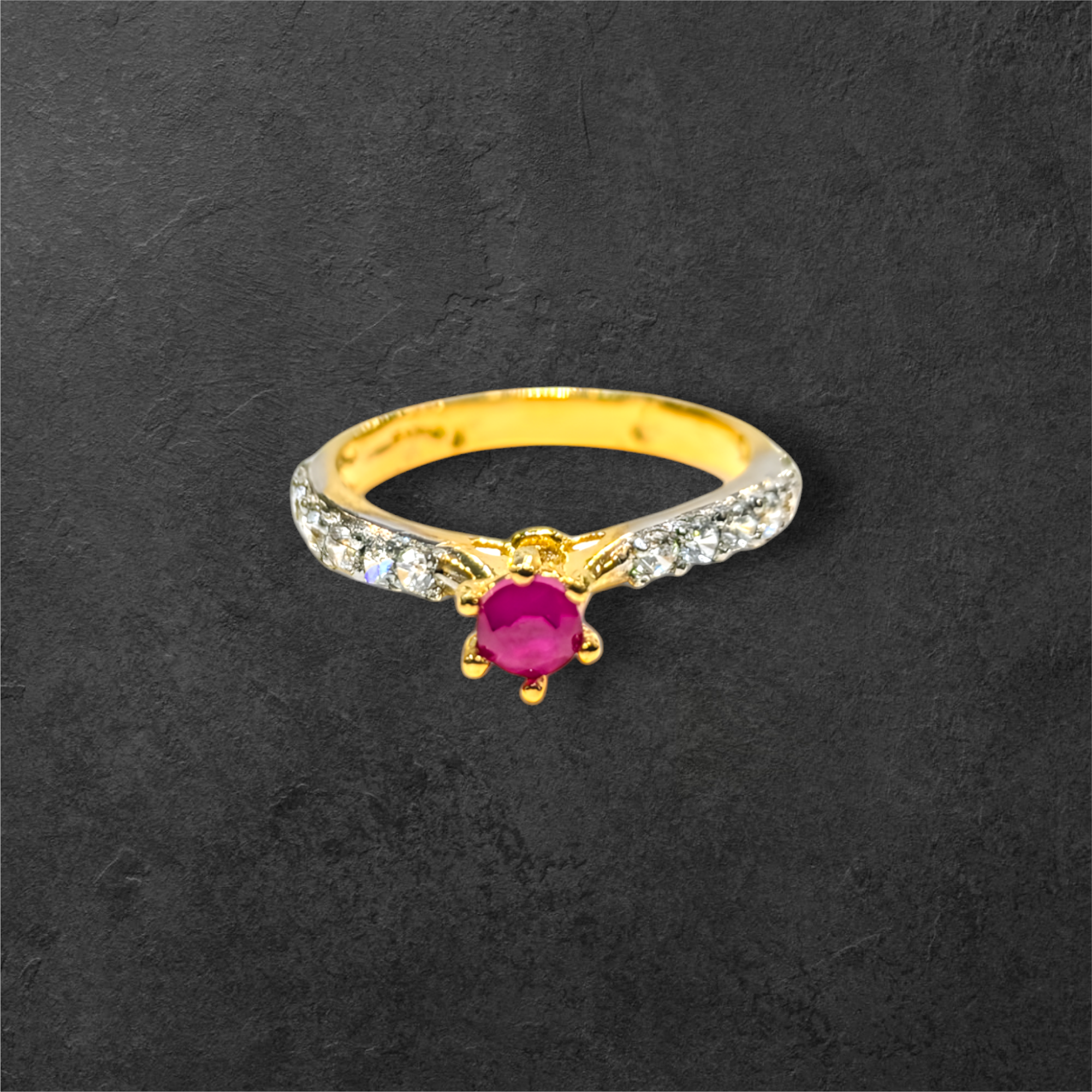 Solitaire Ring Sterling Silver