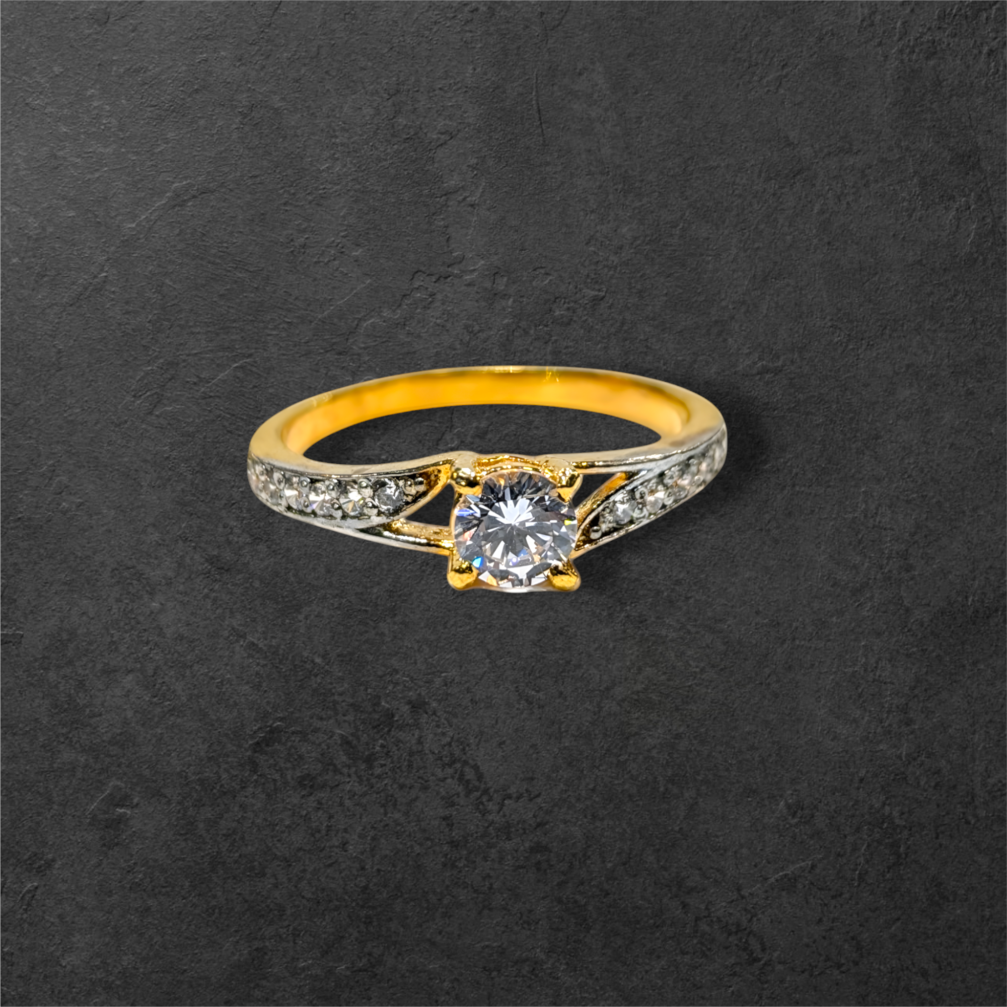 Solitaire Ring Sterling Silver