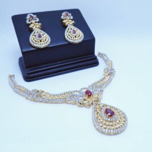 Exquisite Ruby Necklace Set