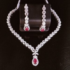 Luxury Ruby Necklace Set
