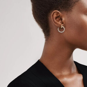 Gold Plated Branded Earrings 925 Silver