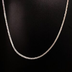 925 Silver Double Square Chain