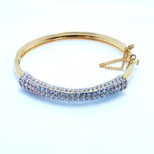 Gold Plated Handmade Diamond Bracelet. (925 Silver)