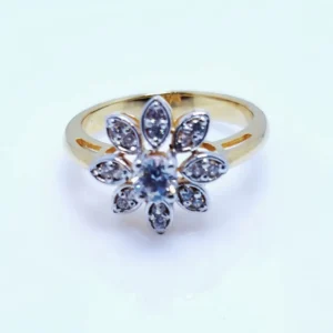 Diamond Style Ring with Cubic Zircons