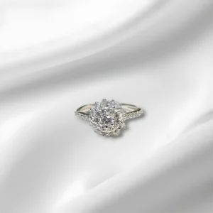 Solitaire Ring Sterling Silver