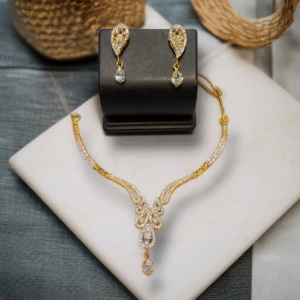 Dazzling Zircon Necklace Set