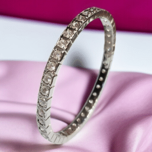 Elegant Square-Cut Bangle