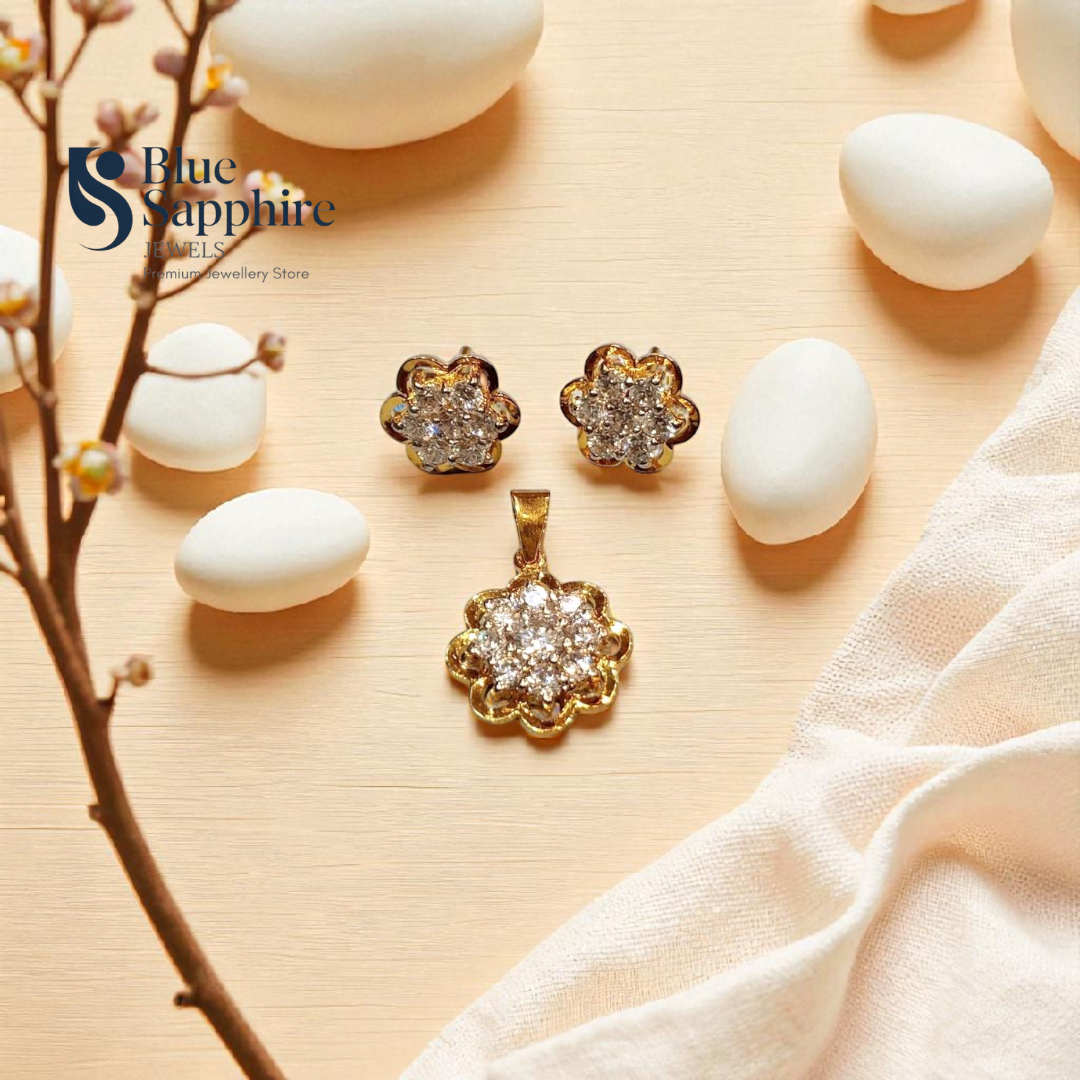 Floral Elegance Pendant Set - Image 2