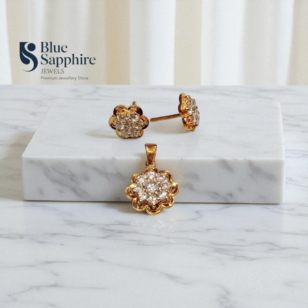 Floral Elegance Pendant Set