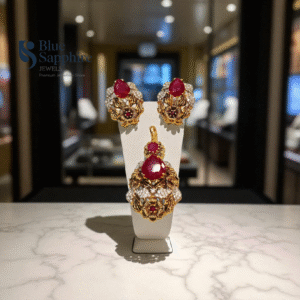 Royal Ruby Pendant Set