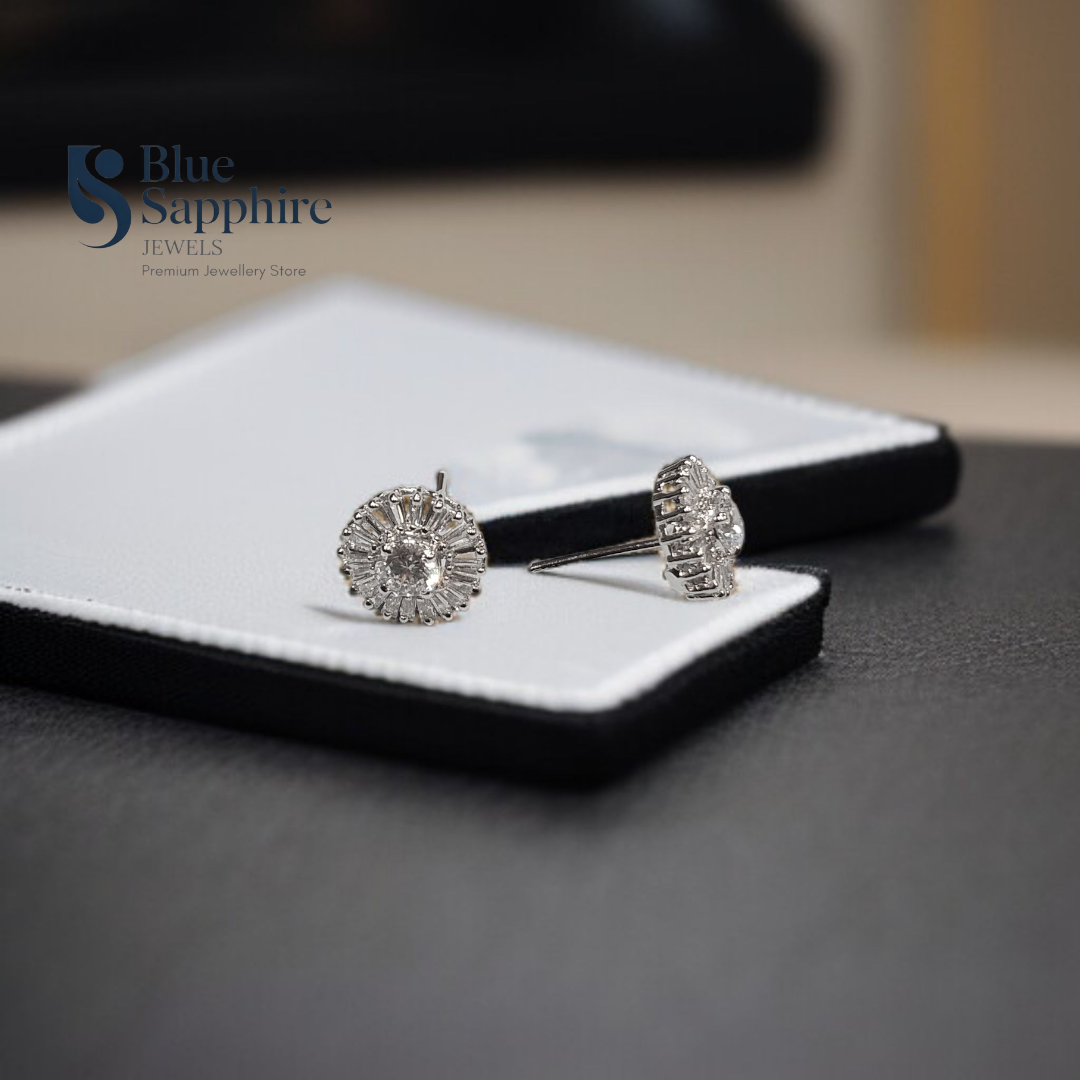 Sunburst CZ Stud - Image 2