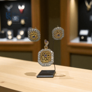 Octagonal Vintage Pendant Set