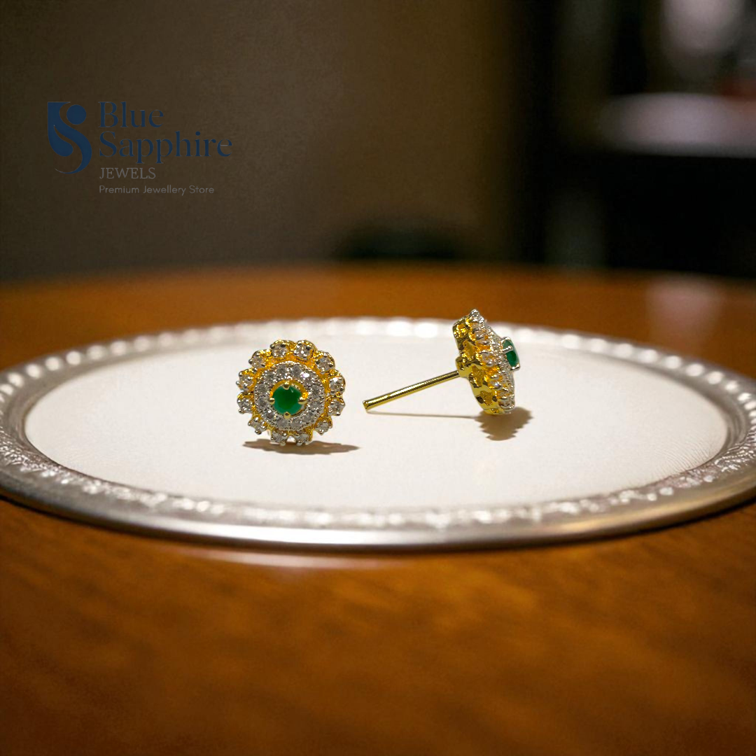 Emerald Radiance Studs - Image 2
