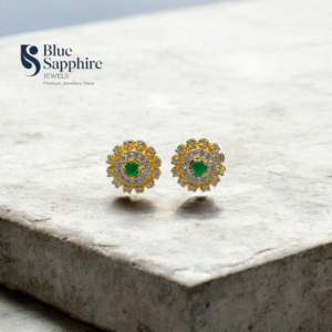 Emerald Radiance Studs