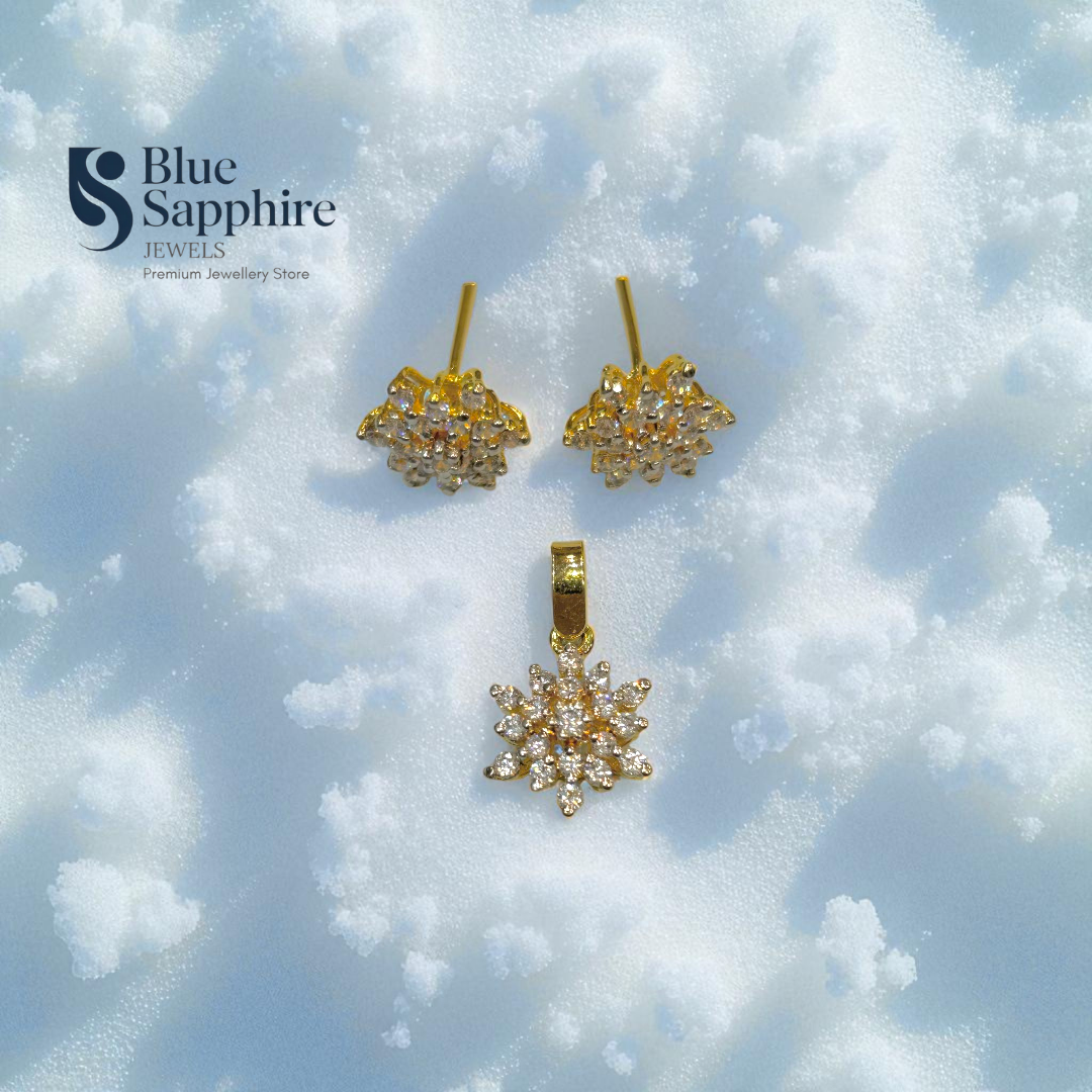 Snowflake Pendant Set