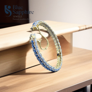 Luxe Blue Stone Bangle