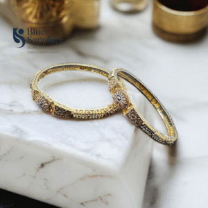 Royal Engraved Bangle Pair