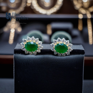 Royal Emerald Spark Studs